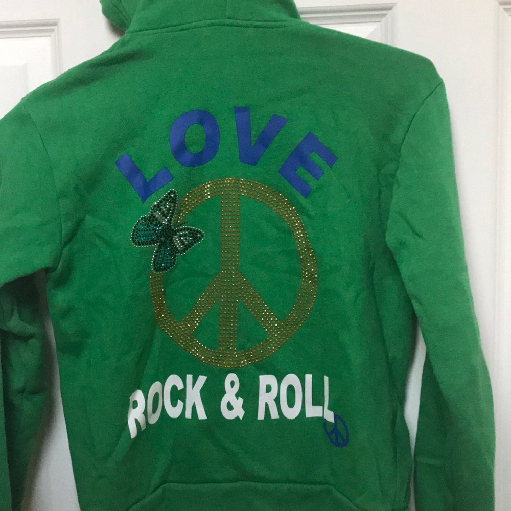 Kids Butter Brand front zip Hoodie w/Stones